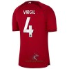 Officiële Voetbalshirt Liverpool Virgil 4 Thuis 2022-23 - Heren